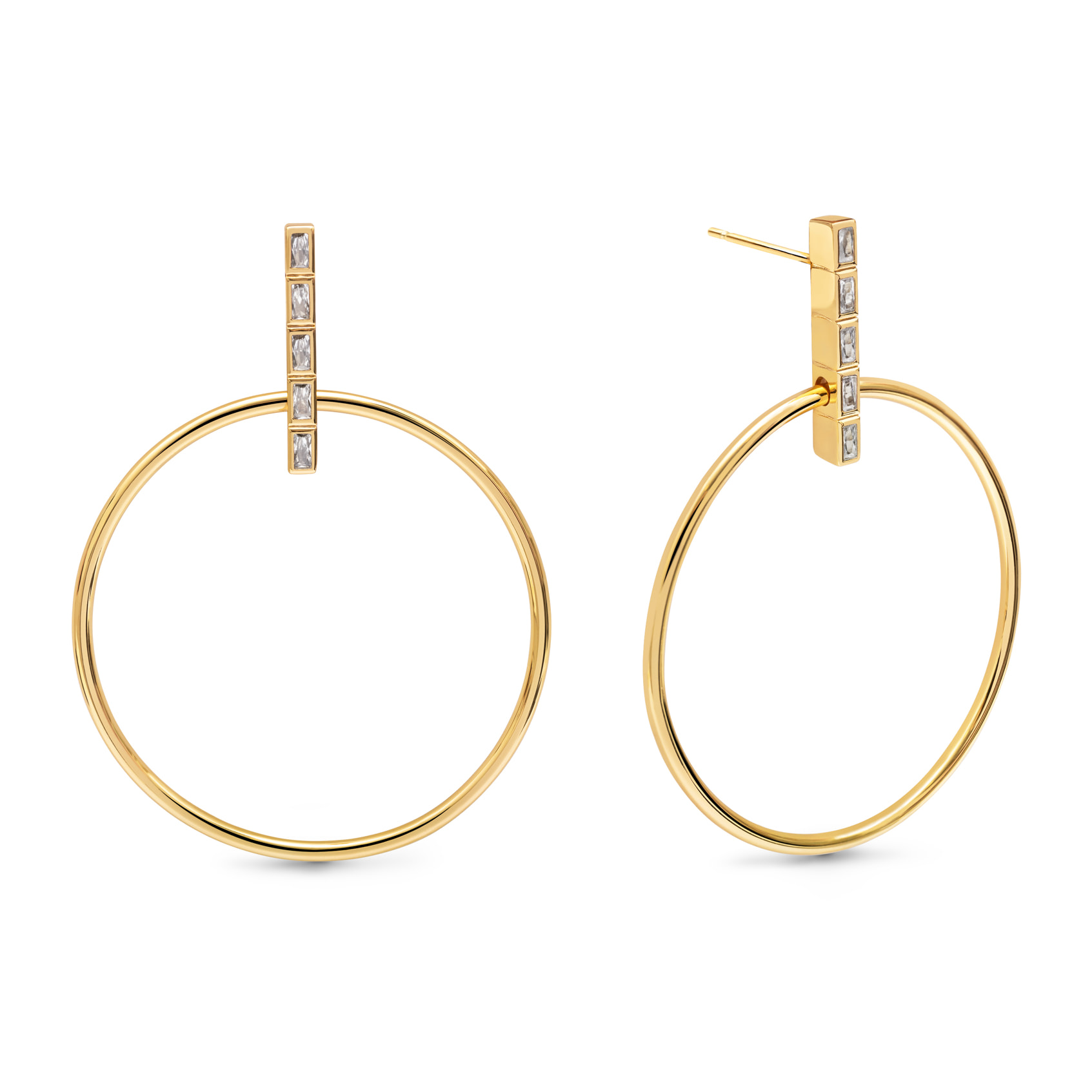 Pendientes Ophelia Baño Oro