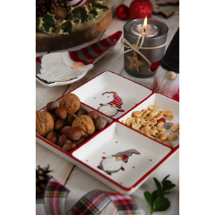 Plat de service Excelsa - Gnomo, Céramique Blanche