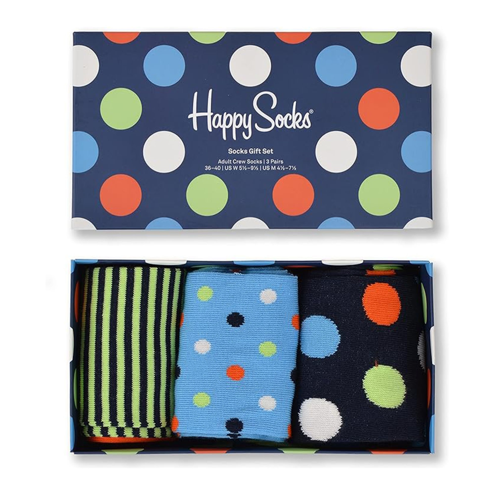 Calcetines 3-pack big dot Happy socks