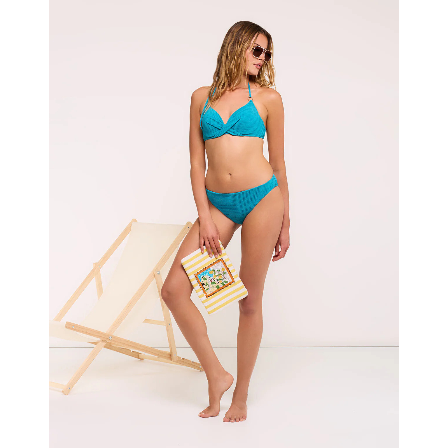 Top Bikini Turquesa - Pepina