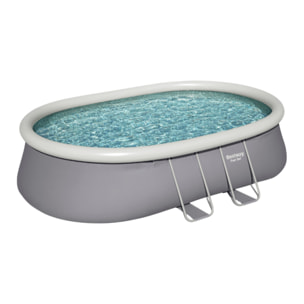 Bestway Piscine gonflable ovale Bestway Fast Set 549 x 366 x 122 cm grise