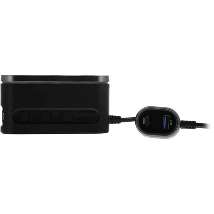 Chargeur allume-cigare TNB 7 en 1 prises USB-C noir