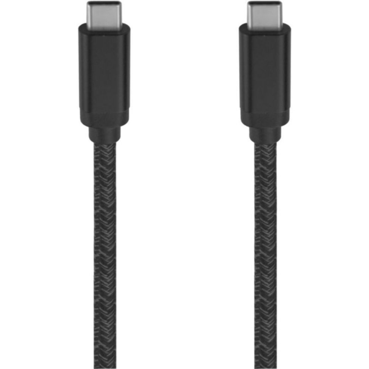 Chargeur + câble ADEQWAT 65W 2 USB-C + Câble USB-C 2M - Noir