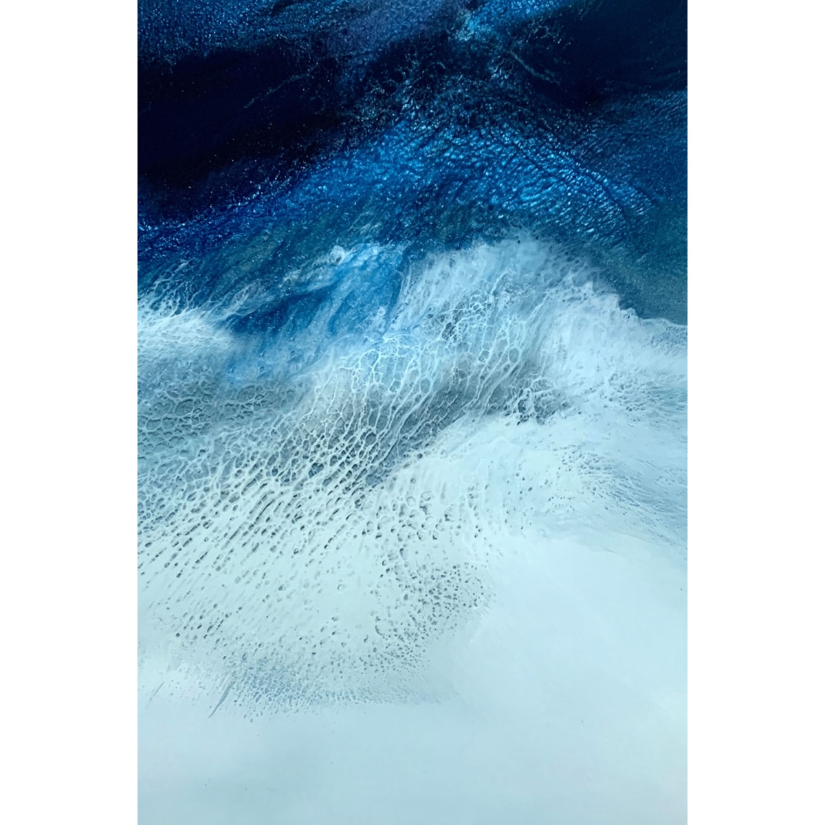 Tableau bleu rivage Tableau plexiglas