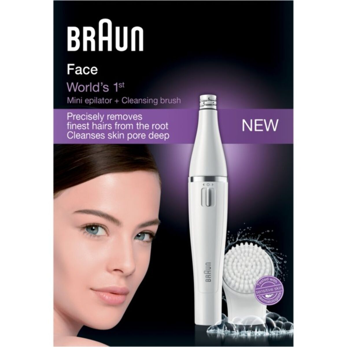 Epilateur BRAUN Face 810 + brosse