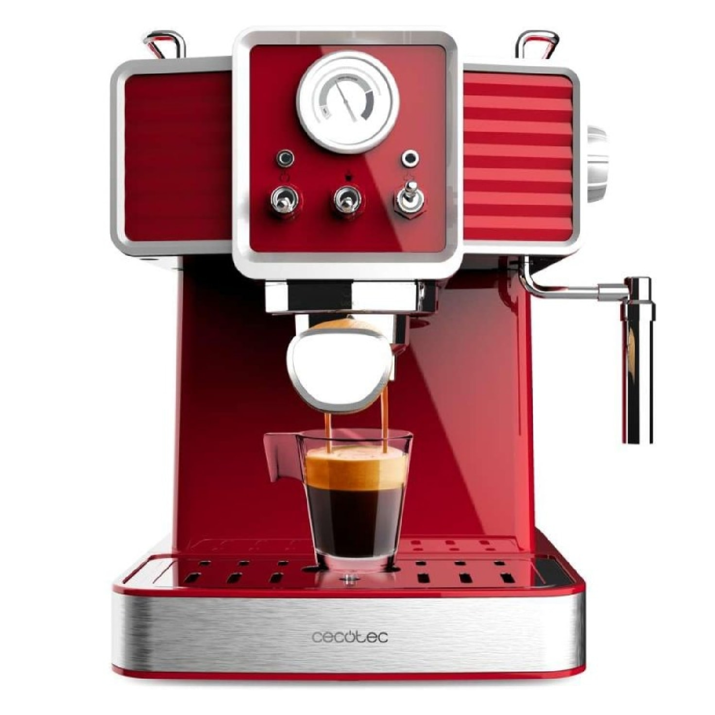 Macchine del caffè express Power Espresso 20 Tradizionale Light Red Cecotec