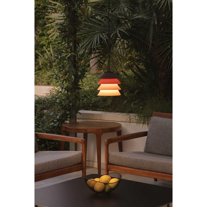 TOBA Suspension avec pavillon multicolore