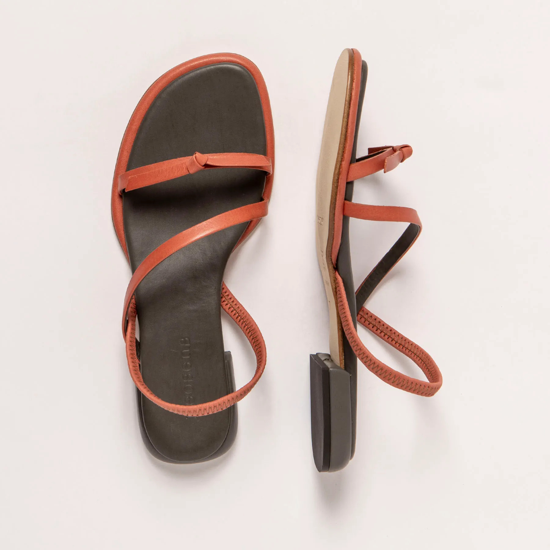 Sandalias S3155 CRISTAL TEJA/ VALVIN color Teja