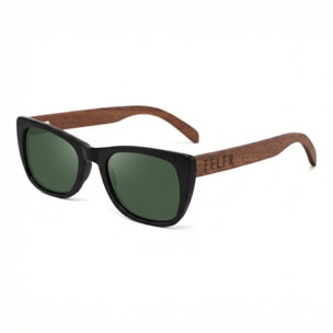 Gafas de Sol Feler 1541-3 Polarizadas de Madera Unisex 50 mm