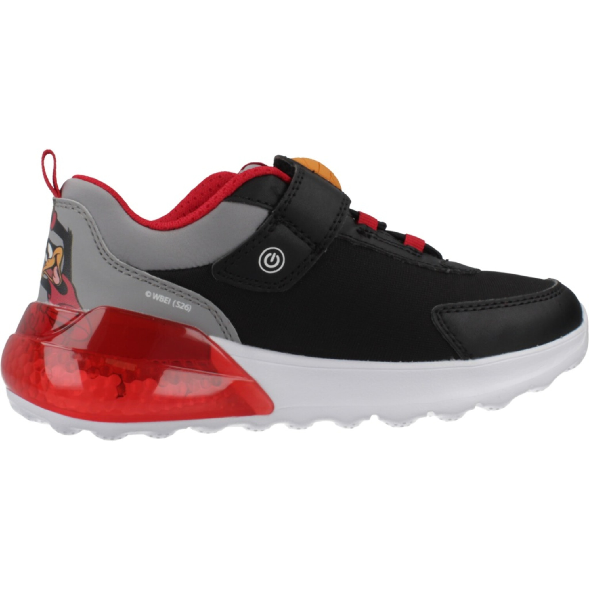 Zapatillas Niño de la marca GEOX  modelo J ACTIVART ILLUMINUS NEGRO