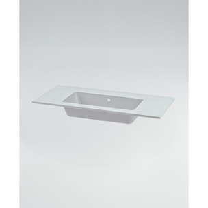 MOBILE DA BAGNO ZEFIRO 100 BIANCO LUCE- 7 PEZZI