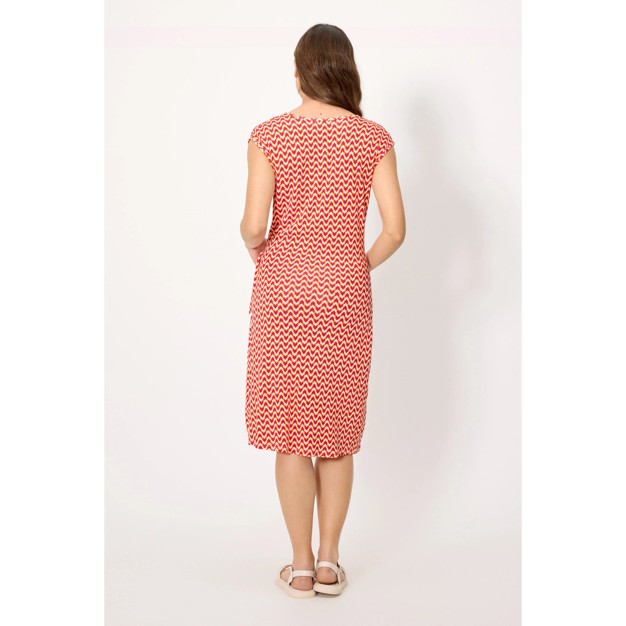 Vestito corto Arancio