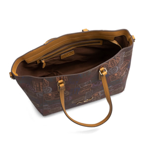 Borsa a spalla  da donna Poliuretano Prodotto alla Moda 44x16x28 cm