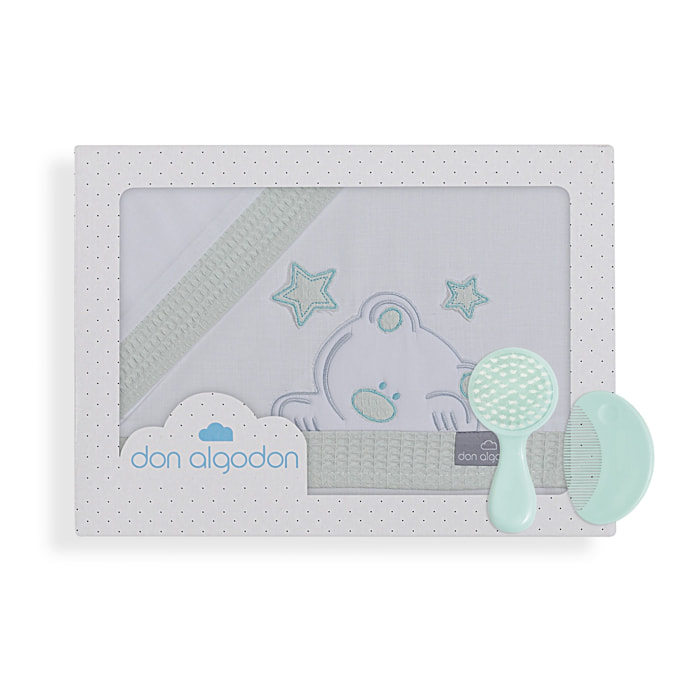Trip Cuna 100 % Alg . Mod Viggo Bco/Menta