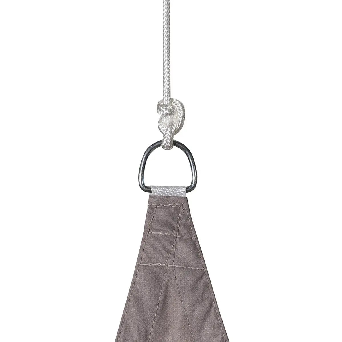 Voile d'ombrage triangulaire "Curacao" taupe 3x3x3m en polyester