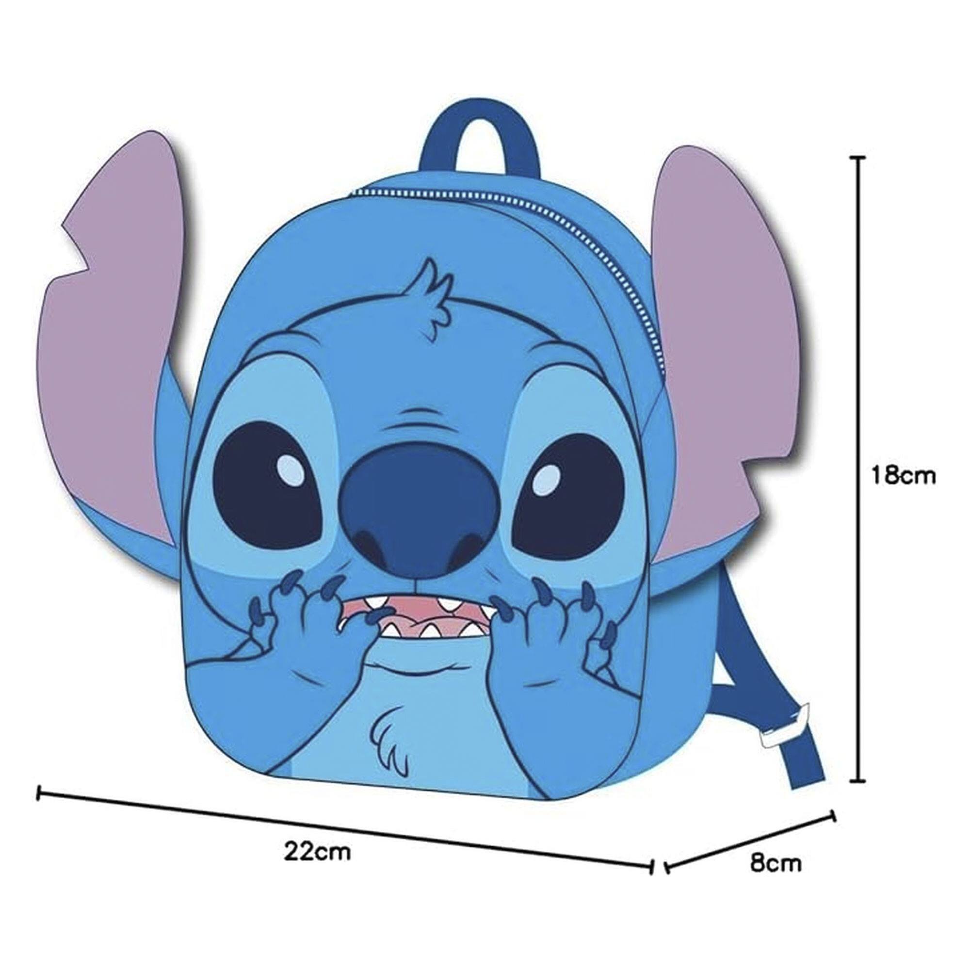 Mochila guarderia personaje peluche stitch