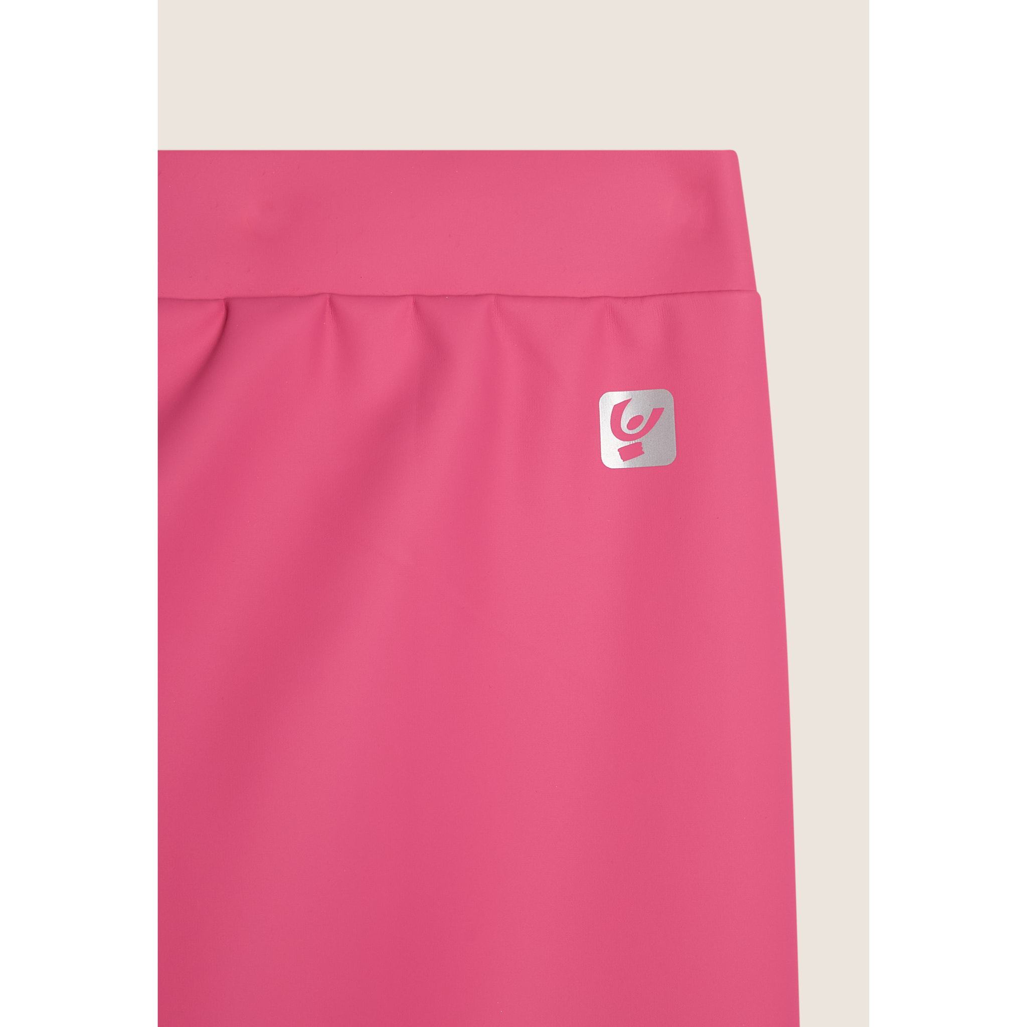 Leggings 7/8 in tessuto coated elasticizzato vita regular