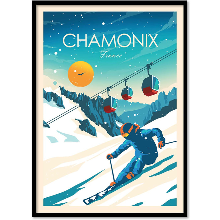 Affiche - Chamonix - Studio Inception