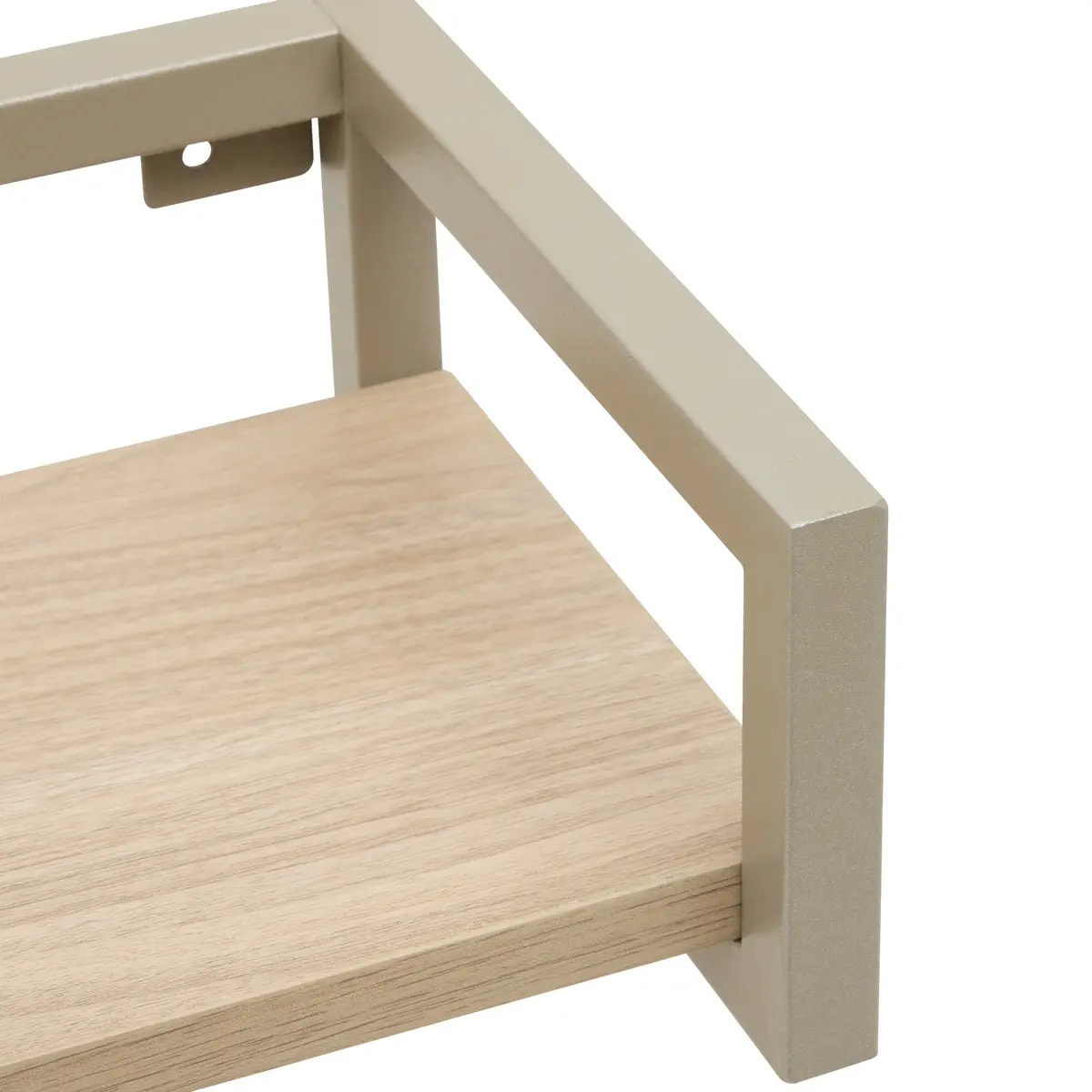 Étagère murale Duna rectangulaire 18,4x56cm beige