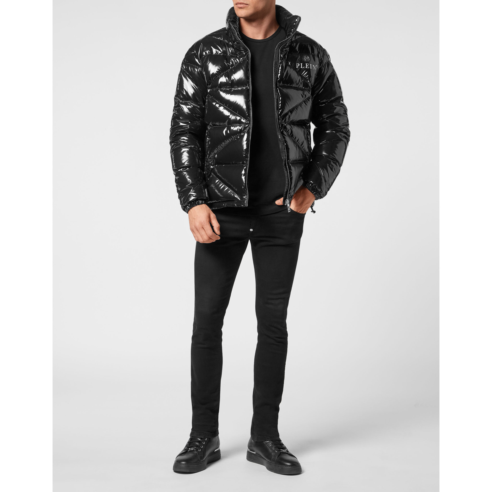 PHILIPP PLEIN Down Jacket HEXAGON