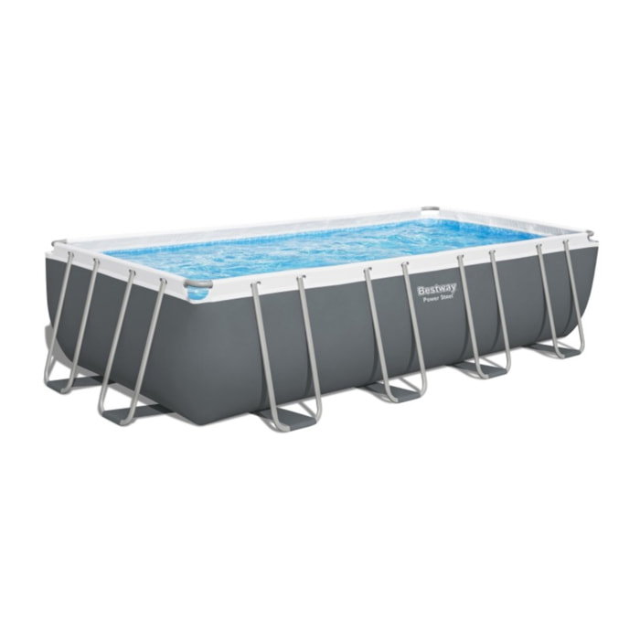 Bestway Piscine hors sol - Rectangulaire - Power Steel - 549 x 274 x 122 cm