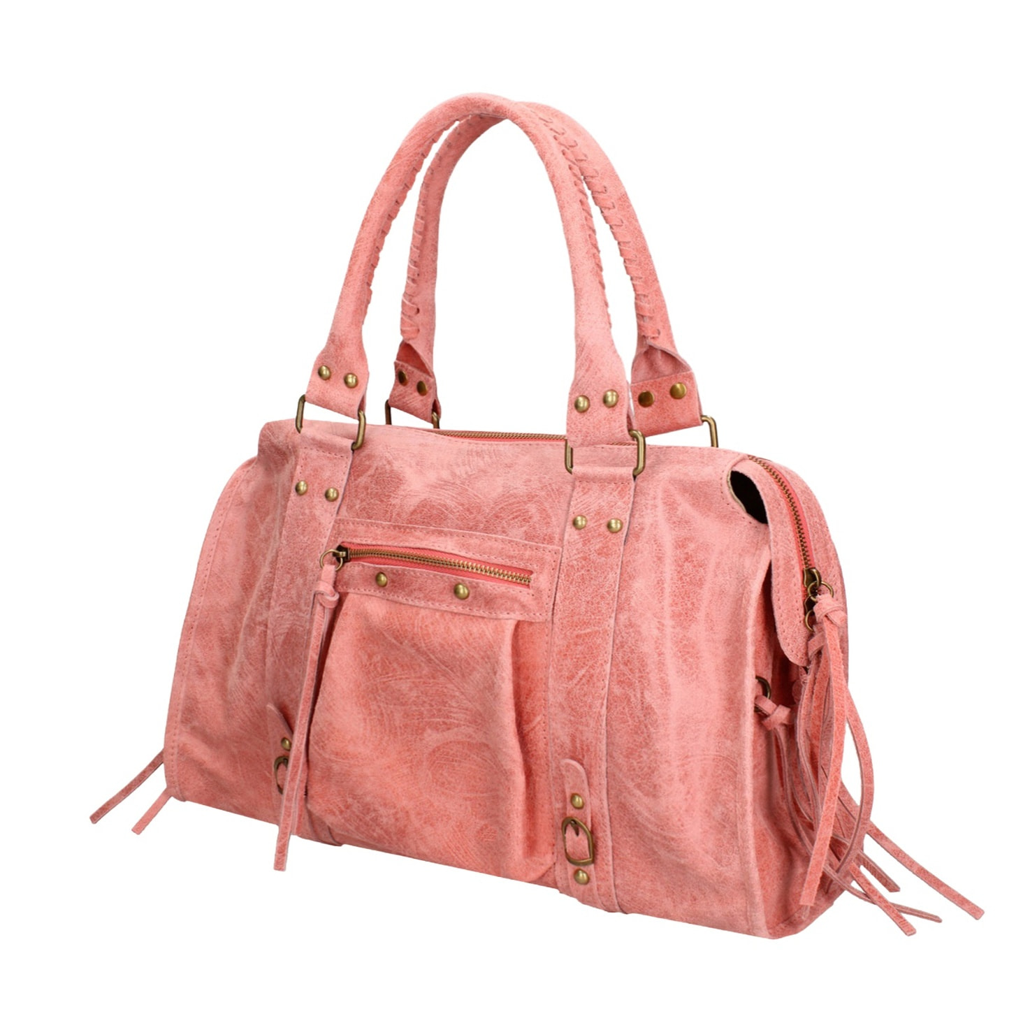 Borsa a spalla da donna - Modello Clara - Vera pelle - 41.0 x 28.0 x 13.0 cm