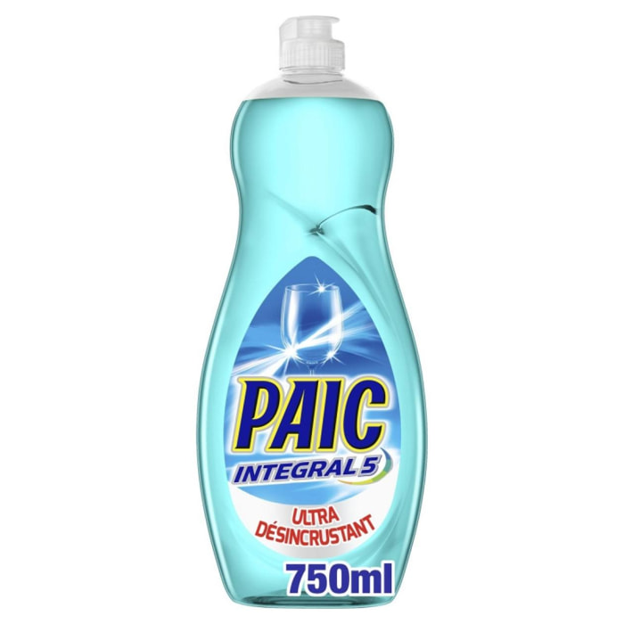 Liquide Vaisselle Paic Intégral 5 Ultra Hygiène - 750ml