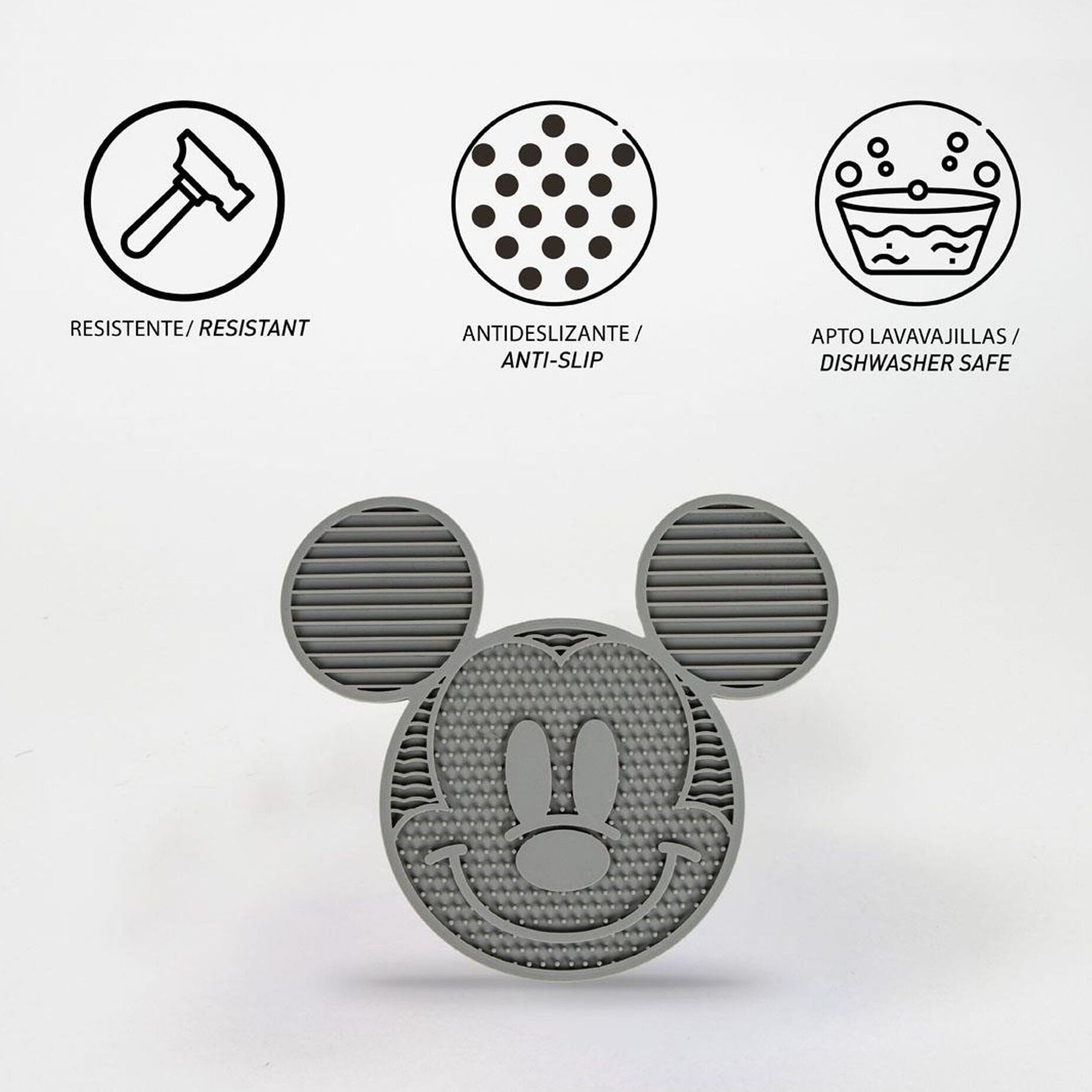 Comedero Para Perro Silicona Mickey