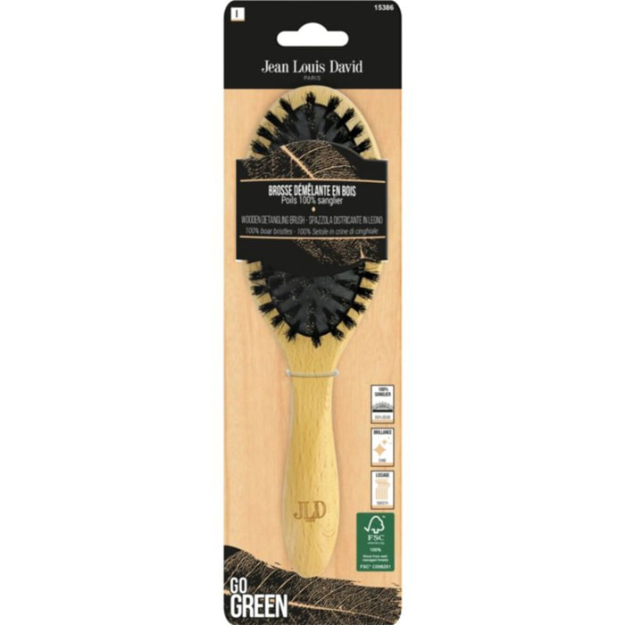 Brosse à cheveux JEAN LOUIS DAVID SANGLIER BOIS FSC