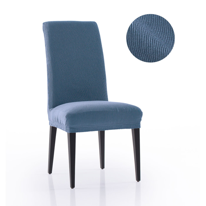 Funda Elástica para silla con RESPALDO pack2 unidades modelo MARCELA