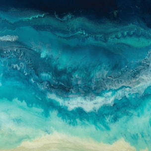 Tableau bleu dynamique Tableau alu Dibond