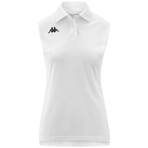 Kappa - Polo Shirts Donna Bianco - Faxei