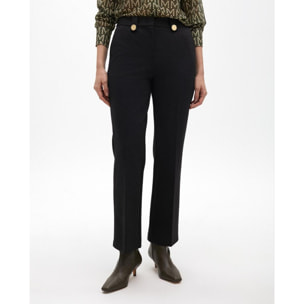 Pantaloni in maglia con bottoni