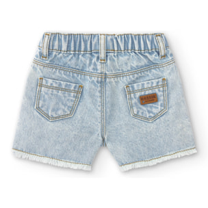 Pantaloncini In Denim Da Bambino