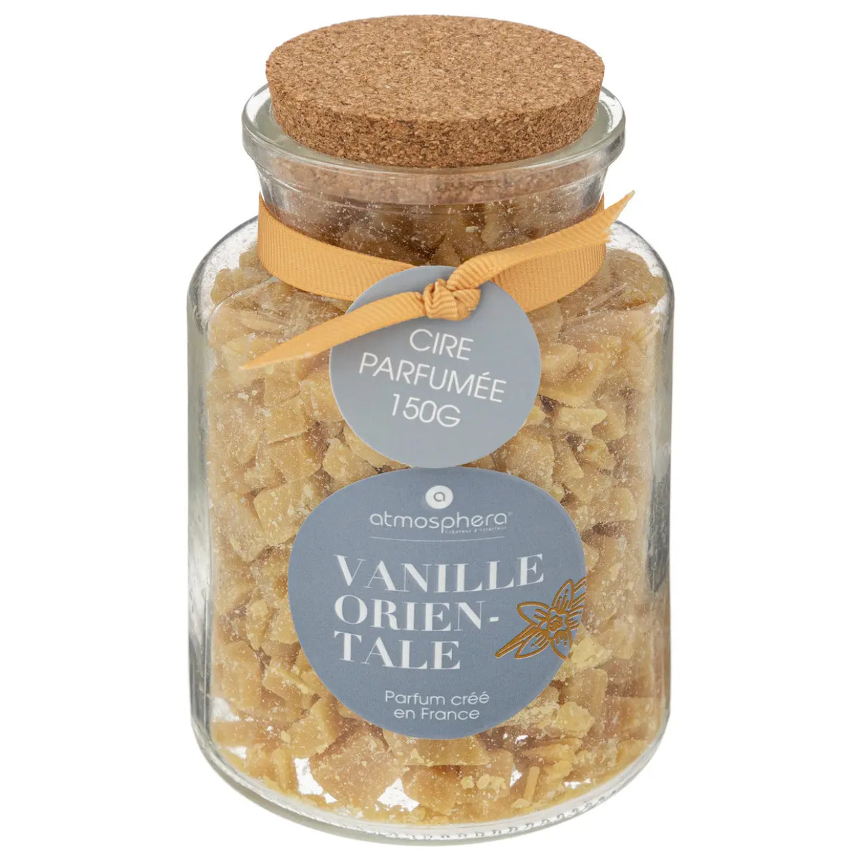 Cire parfumée "Izor" en verre 150g vanille orientale
