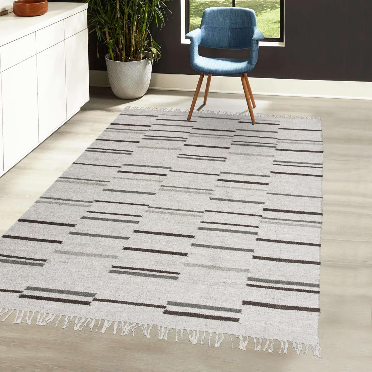 Tapis artisanal Duvi, tapis kilim en laine