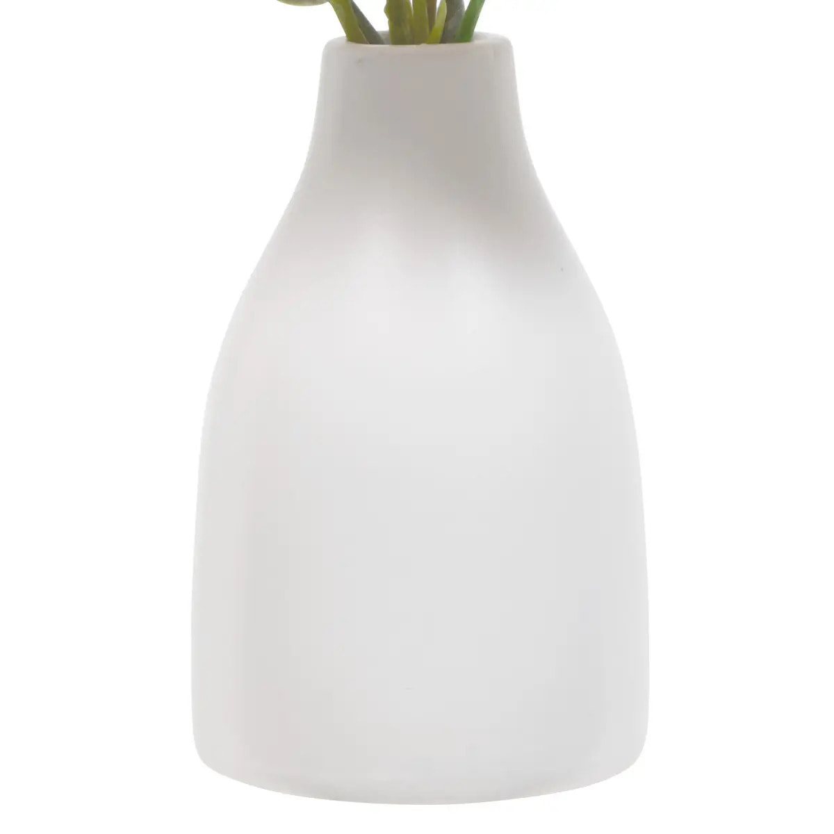 Composition Florale Artificielle Bina H19 cm avec Pot en Grès