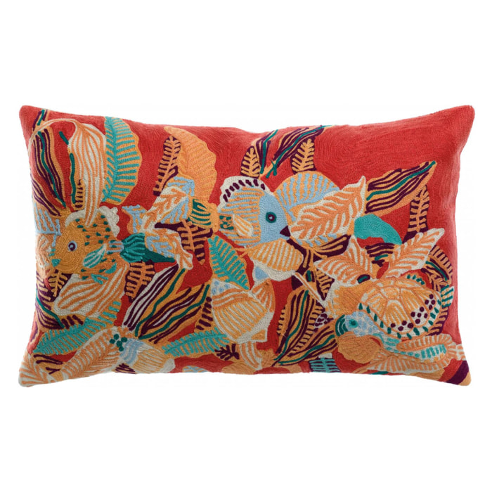 Coussin brodé Dori