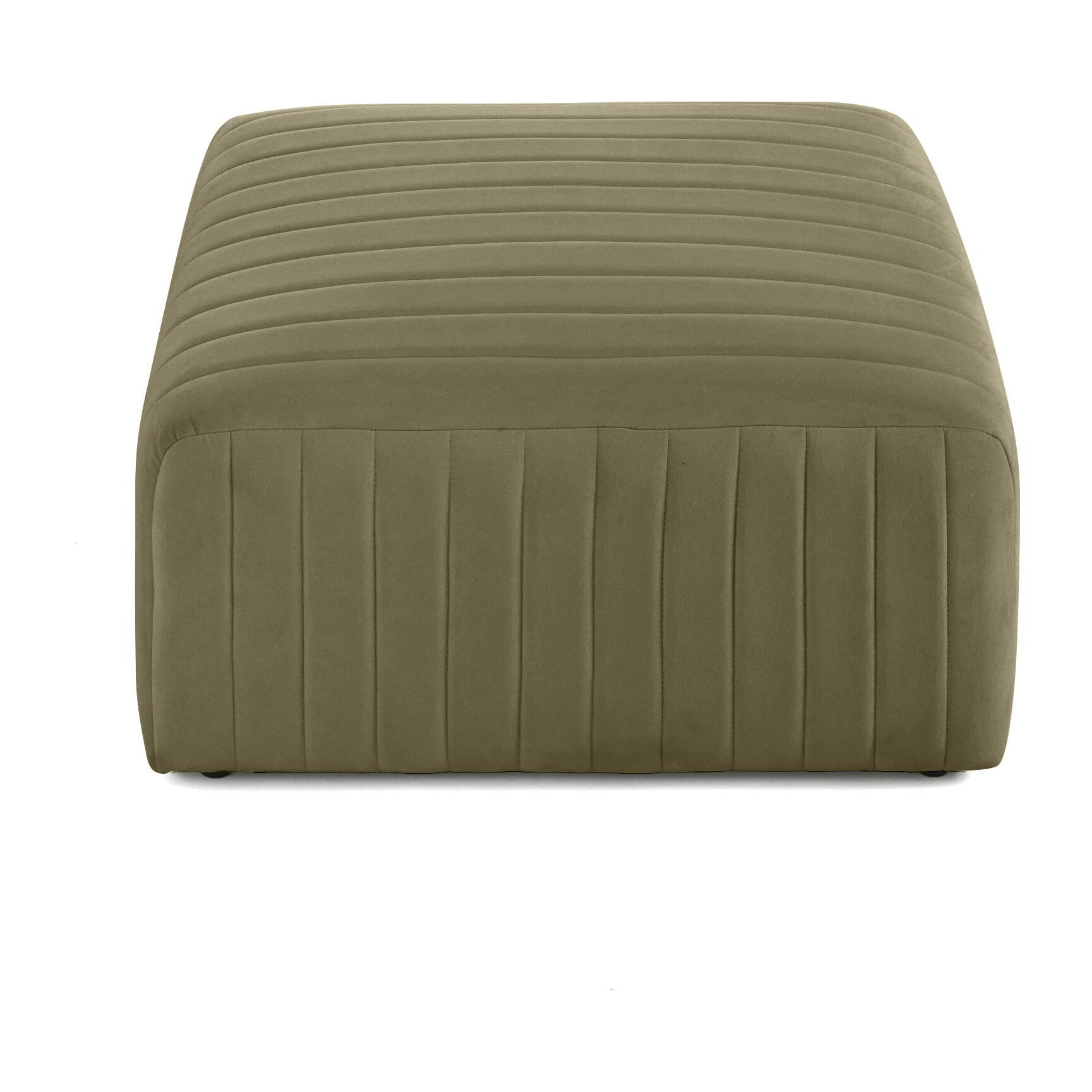 Nova - pouf modulable - en velours - Vert