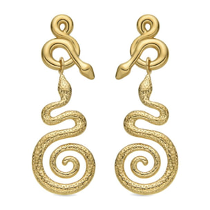 Pendientes acabado oro 18k