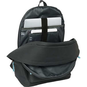 Mochila doble para portatil 15,6"+usb el pulpo "grafito"