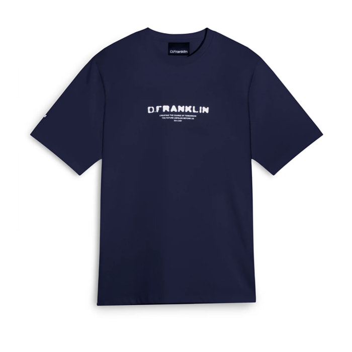 Camiseta Tomorrow Azul Marino / Blanca Hombre D.Franklin