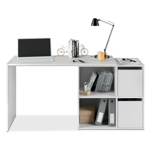 Mesa de escritorio multiposición Spacio Blanco Artik (Blanco Mate)