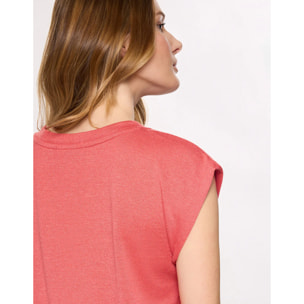 Camiseta Manga Cortal Coral - Imara