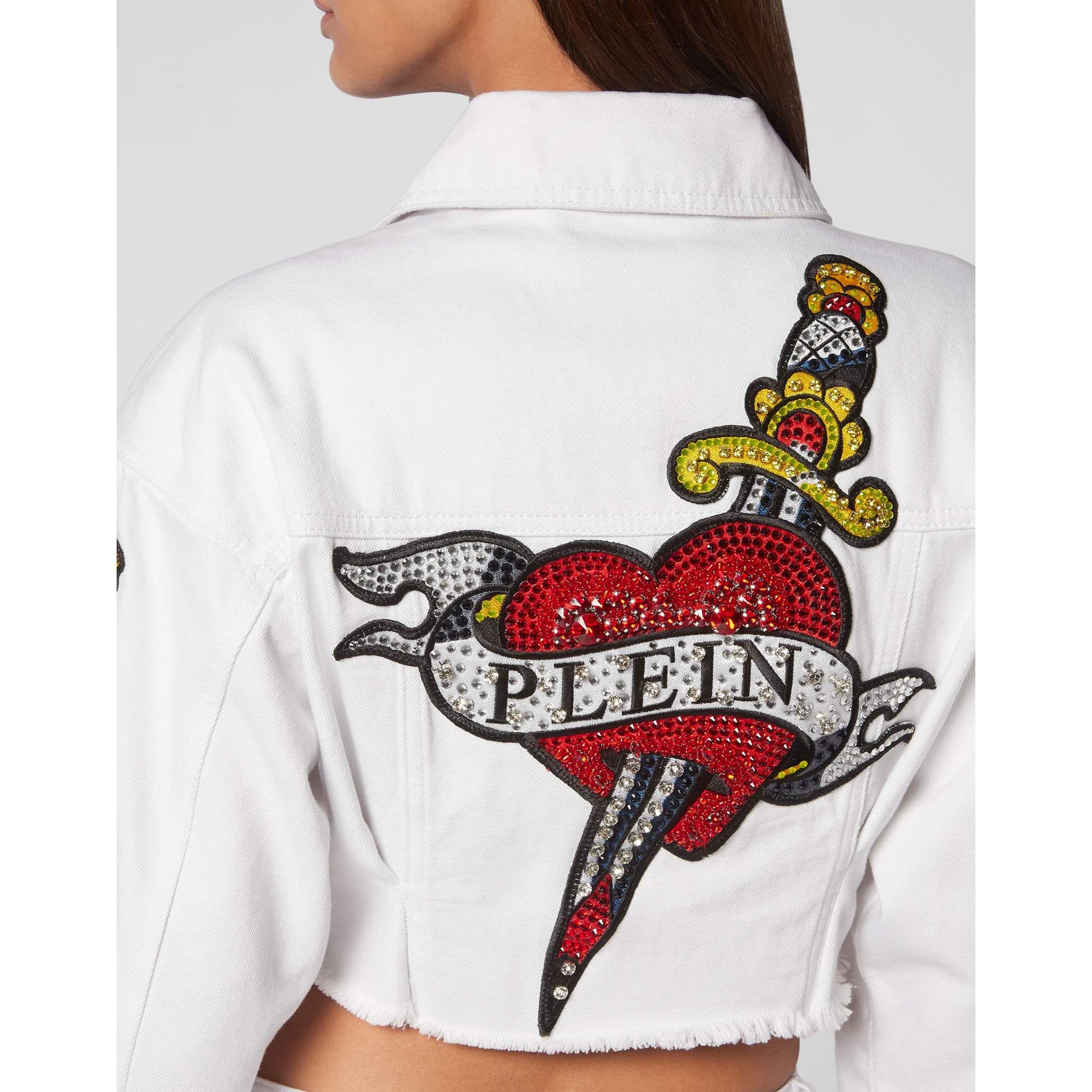 PHILIPP PLEIN Denim Jacket LOVE