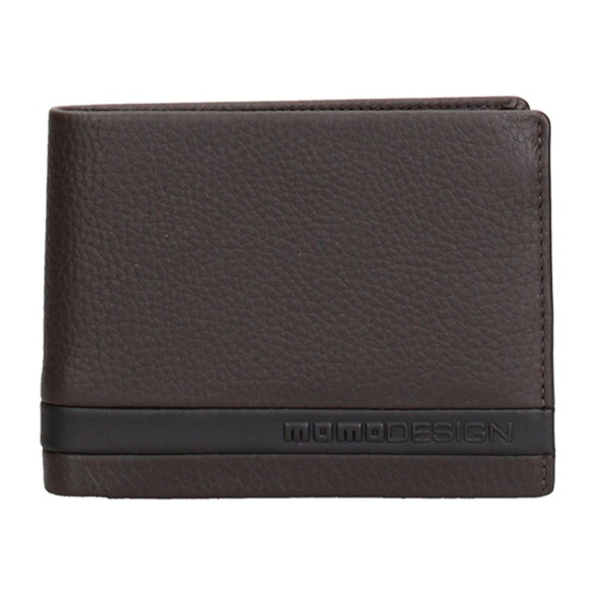 Portafoglio uomo in vera pelle - Modello Bronzo - Casual - 9.5 x 13.0 x 2.5 cm