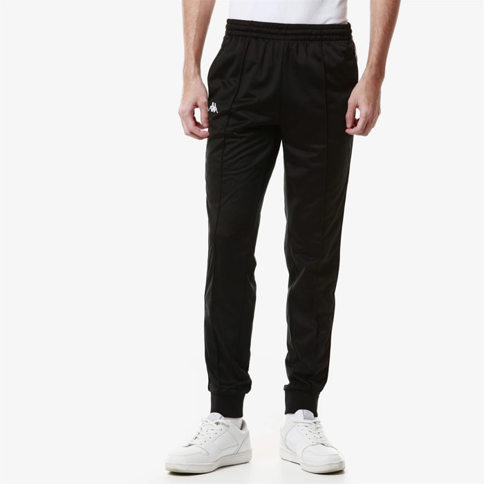 Pantaloni Kappa Uomo 222 Banda Rastoria Slim Nero