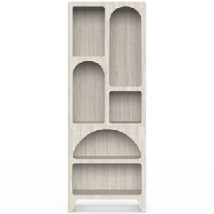 Etagère Alyana organique effet travertin 160cm