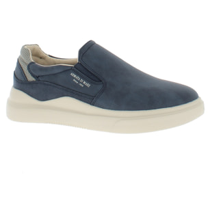 Armata di Mare Scarpe Uomo Slip-On con Soletta Rimovibile in Memory Foam AMU 1D936 Navy