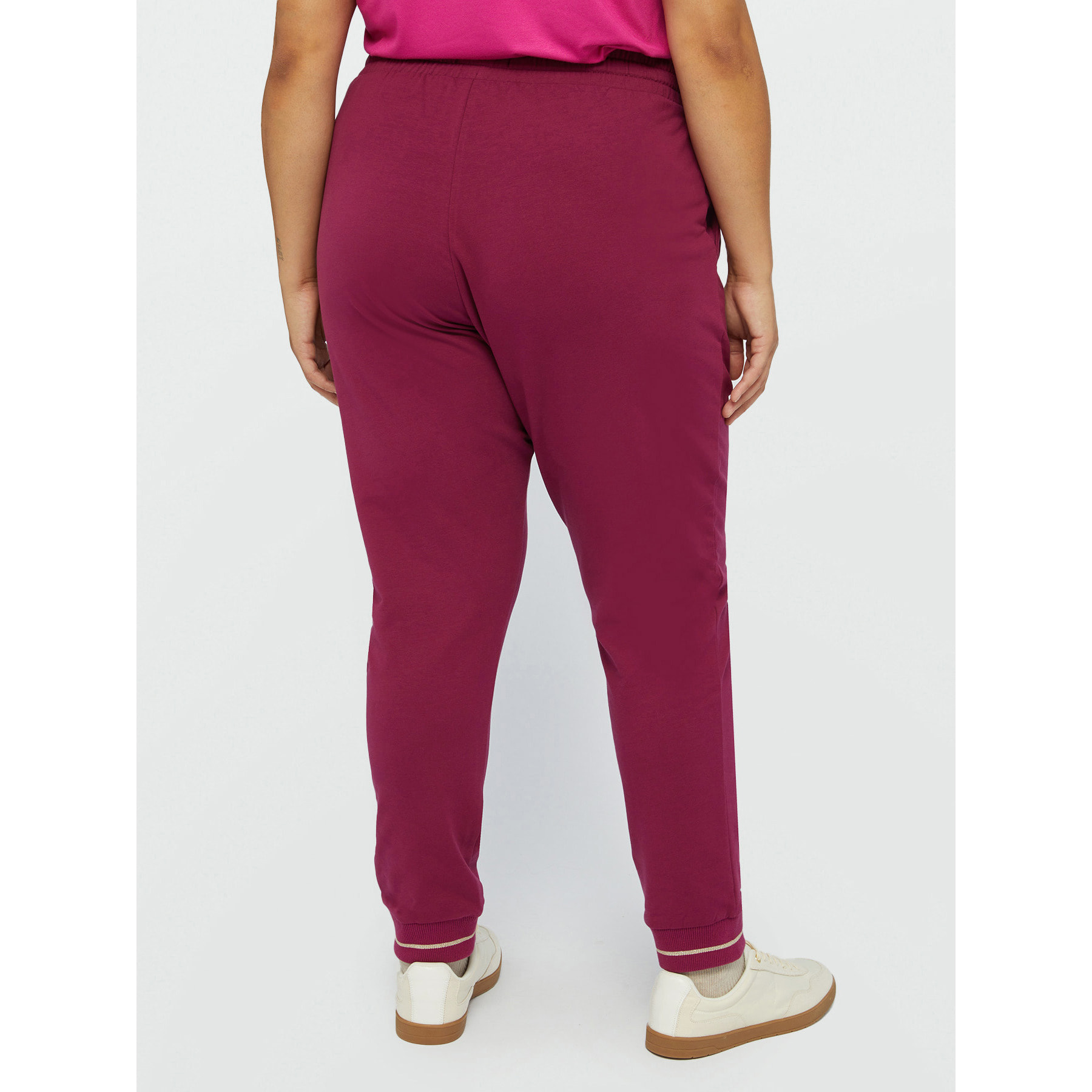 Fiorella Rubino - Pantaloni joggers in felpa - Bordeaux